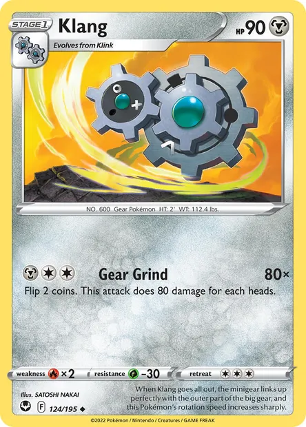 Klang, Pokémon card SIT 124 — Silver Tempest set