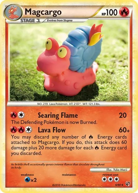 Magcargo, Pokémon card UD 6 — Undaunted set