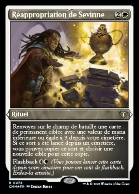 Réappropriation de Sevinne, carte Magic CMM 472 — extension Commander Masters