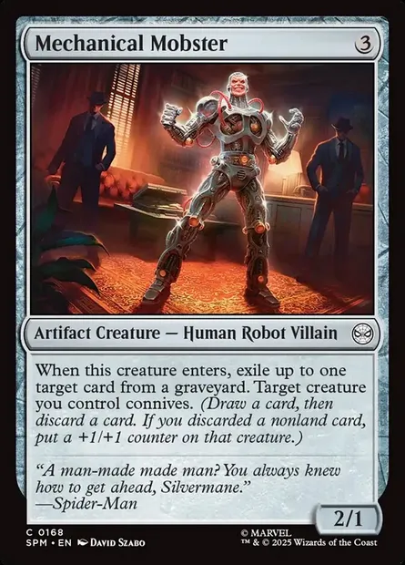 Mechanical Mobster, Magic card SPM 168 — Marvel's Spider-Man set