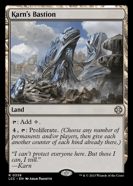 Karn's Bastion, Magic card LCC 339 — The Lost Caverns of Ixalan Commander set