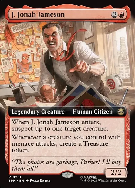 J. Jonah Jameson, Magic card SPM 261 — Marvel's Spider-Man set