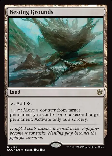 Nesting Grounds, Magic card ECC 155 — Lorwyn Eclipsed Commander set