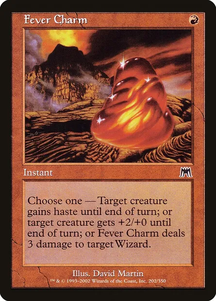 Fever Charm, Magic card ONS 202 — Onslaught set