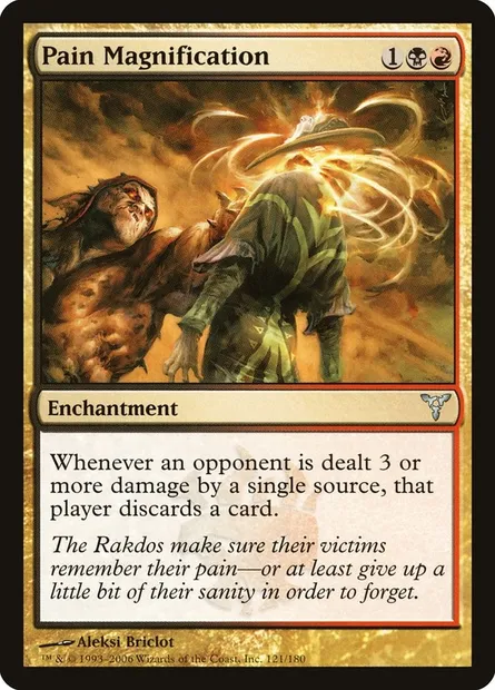 Pain Magnification, Magic card DIS 121 — Dissension set