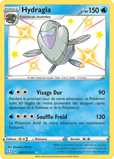 Hydragla, carte Pokémon SHF SV037 — extension Destinées Radieuses