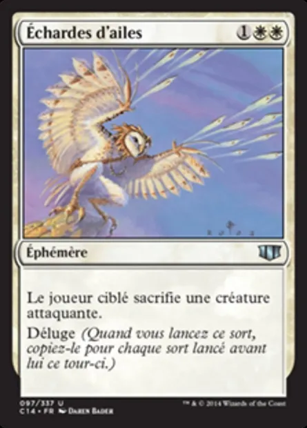 Échardes d'ailes, carte Magic C14 97 — extension Commander 2014