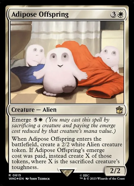 Adipose Offspring, Magic card WHO 615 — Doctor Who set
