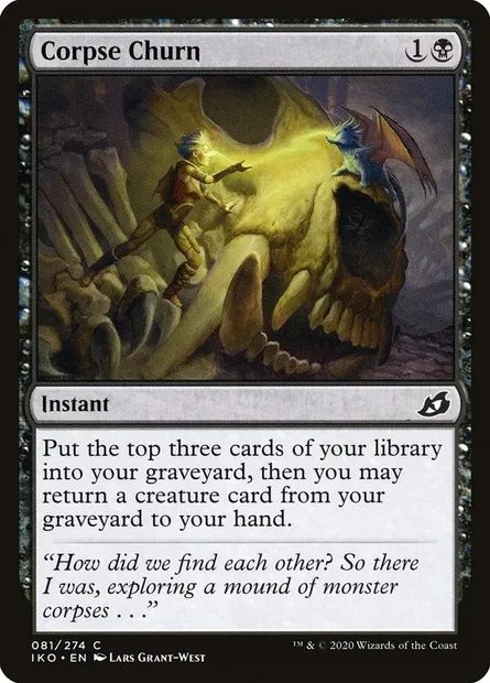 Corpse Churn, Magic card IKO 81 — Ikoria: Lair of Behemoths set