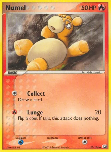 Numel, Pokémon card EM 57 — Emerald set