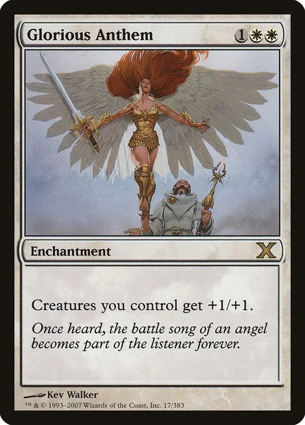 Glorious Anthem, Magic card 10E 17 — Tenth Edition set