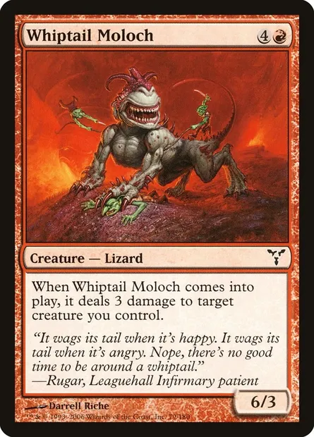 Whiptail Moloch, Magic card DIS 79 — Dissension set