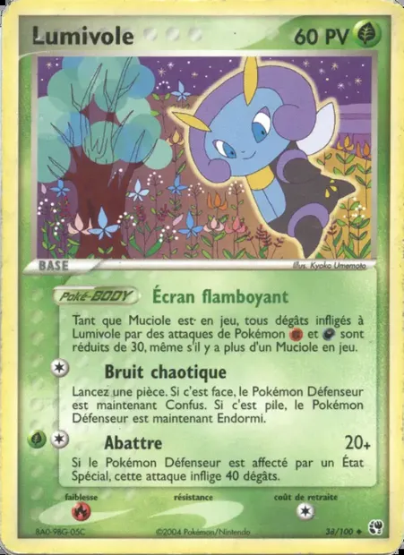 Lumivole, carte Pokémon SS 38 — extension EX Tempête de sable