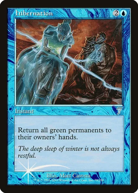 Hibernation, Magic card 7ED 79★ — Seventh Edition set