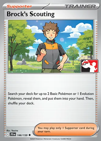 Brock's Scouting, Pokémon card PPS 146-7 — Play! Pokémon Prize Pack Series set