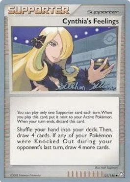 Les sentiments de Cynthia, carte Pokémon WCD09 131 — extension World Championship Decks 2009