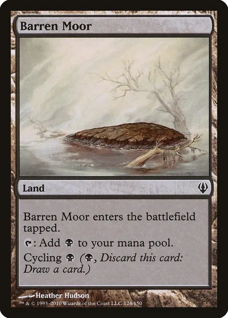 Barren Moor, Magic card ARC 124 — Archenemy set