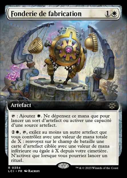 Fonderie de fabrication, carte Magic LCI 354 — extension The Lost Caverns of Ixalan