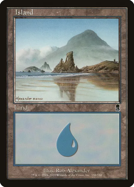 Île, carte Magic ODY 338 — extension Odyssée