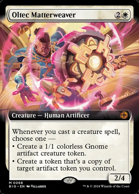 Oltec Matterweaver, Magic card BIG 68 — The Big Score set