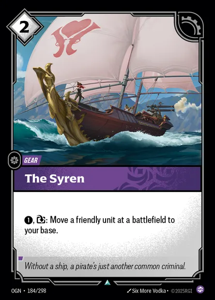 The Syren, Riftbound card OGN 184 — Origins set