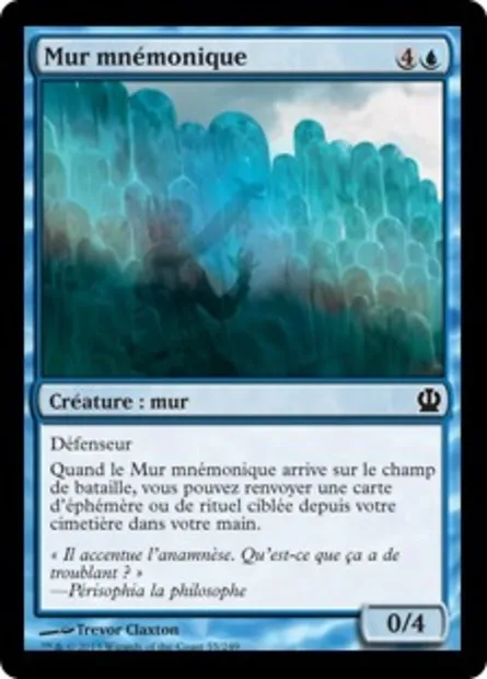 Mur mnémonique, carte Magic THS 55 — extension Theros