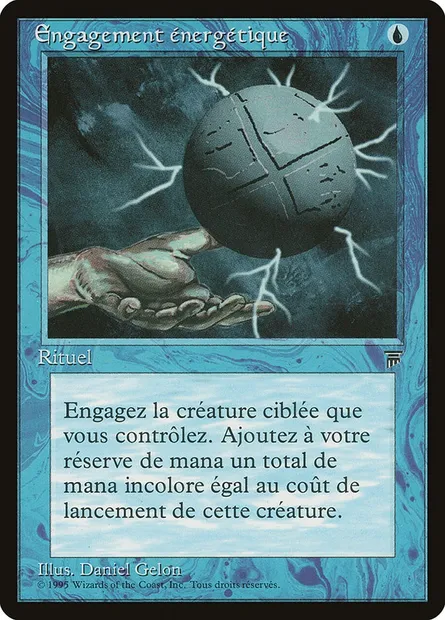 Energy Tap, Magic card REN 28 — Renaissance set