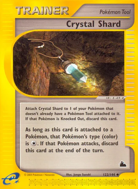 Écharde de cristal, carte Pokémon SK 122 — extension Skyridge