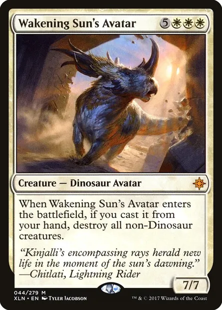 Wakening Sun's Avatar, Magic card XLN 44 — Ixalan set