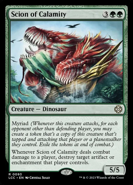 Scion of Calamity, Magic card LCC 93 — The Lost Caverns of Ixalan Commander set