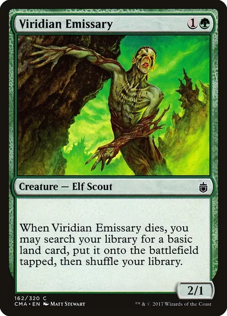 Viridian Emissary, Magic card CMA 162 — Commander Anthology set