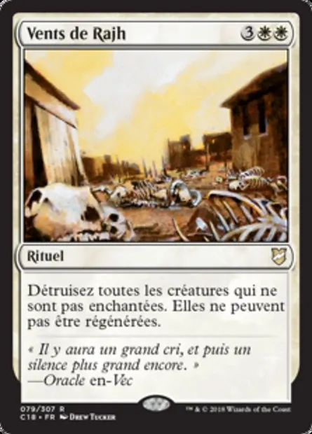 Vents de Rajh, carte Magic C18 79 — extension Commander 2018