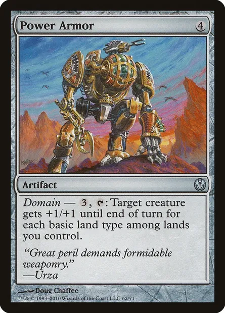 Armure de puissance, carte Magic DDE 62 — extension Duel Decks: Phyrexia vs. the Coalition