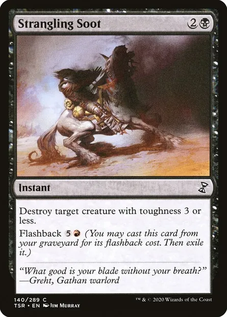 Strangling Soot, Magic card TSR 140 — Time Spiral Remastered set
