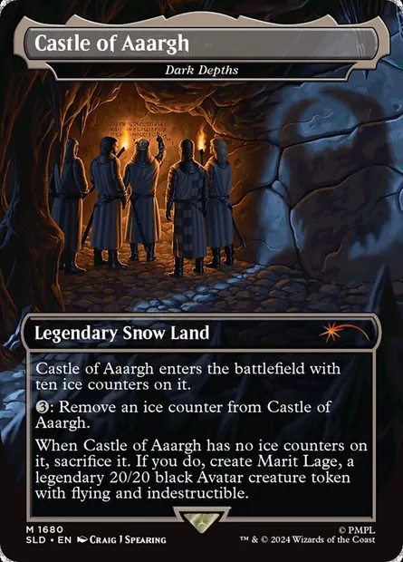 Profondeurs obscures, carte Magic SLD 1680 — extension Secret Lair Drop
