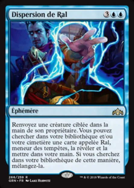 Dispersion de Ral, carte Magic GRN 266 — extension Les Guildes de Ravnica