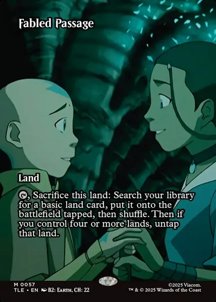 Fabled Passage, Magic card TLE 57 — Avatar: The Last Airbender Eternal set