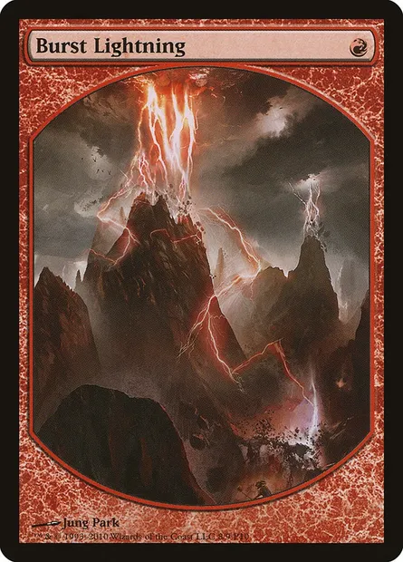 Burst Lightning, Magic card P10 8 — Magic Player Rewards 2010 set