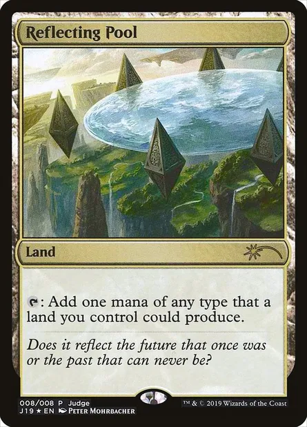 Reflecting Pool, Magic card J19 8 — Judge Gift Cards 2019 set