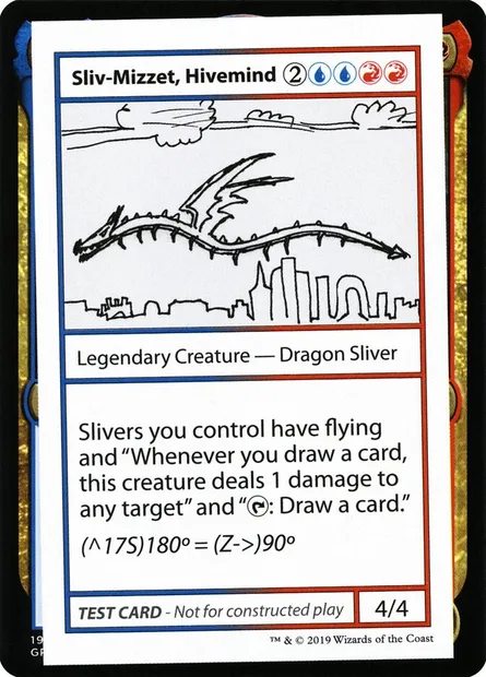 Sliv-Mizzet, Hivemind, carte Magic CMB2 99 — extension Mystery Booster Playtest Cards 2021