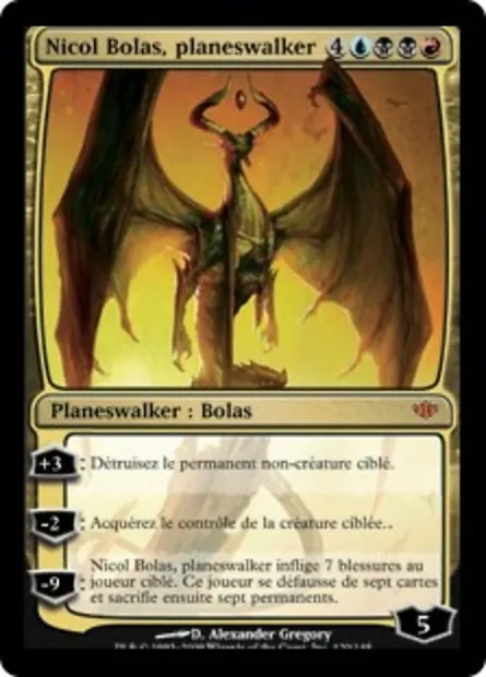 Nicol Bolas, planeswalker, carte Magic CON 120 — extension Conflux