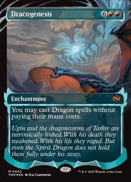 Dracogenesis, Magic card TDM 402 — Tarkir: Dragonstorm set