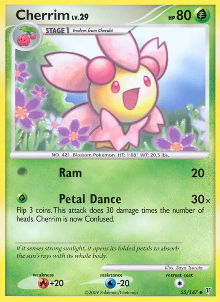 Cherrim, Pokémon card SV 55 — Supreme Victors set
