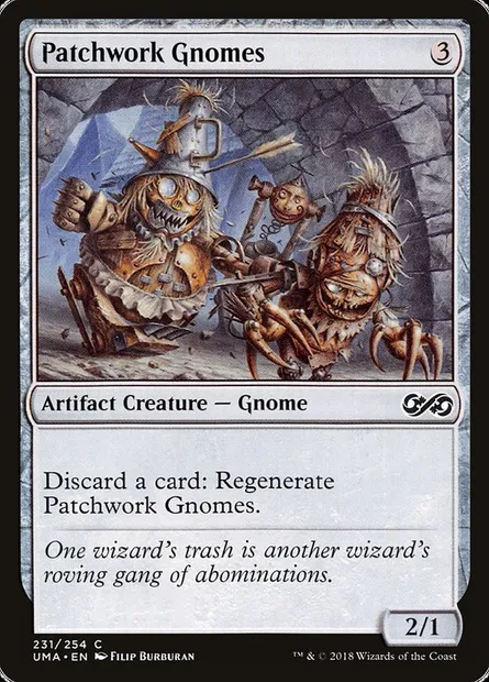 Gnomes en patchwork, carte Magic UMA 231 — extension Ultimate Masters