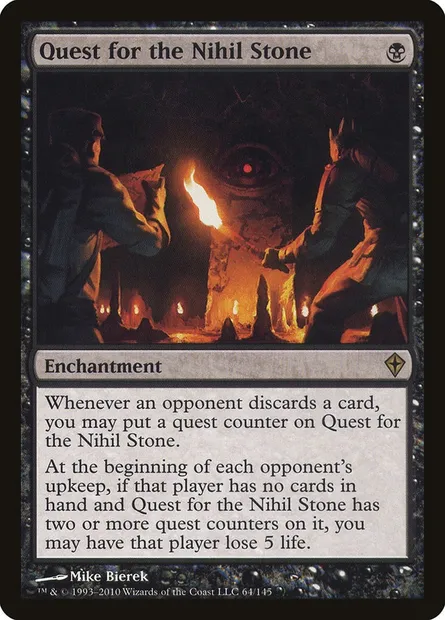 Quest for the Nihil Stone, Magic card WWK 64 — Worldwake set