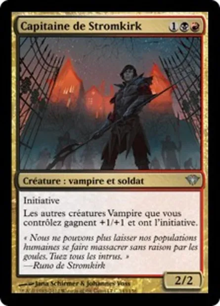Capitaine de Stromkirk, carte Magic DKA 143 — extension Obscure Ascension