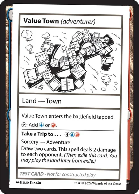 Value Town // Take a Trip to..., carte Magic MB2 621 — extension Mystery Booster 2