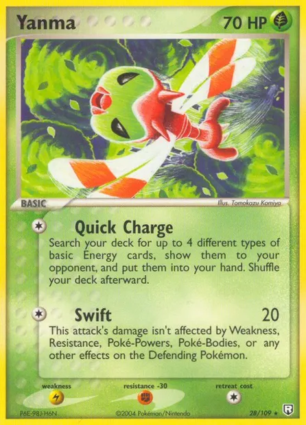 Yanma, Pokémon card TRR 28 — Team Rocket Returns set
