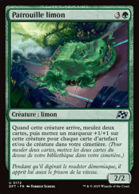 Patrouille limon, carte Magic DFT 172 — extension Aetherdrift