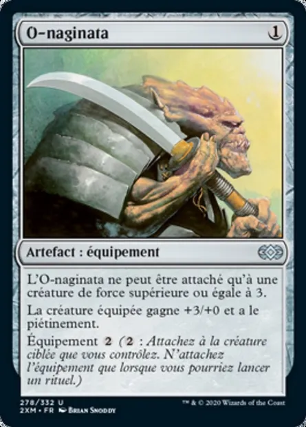 O-naginata, carte Magic 2XM 278 — extension Double Masters